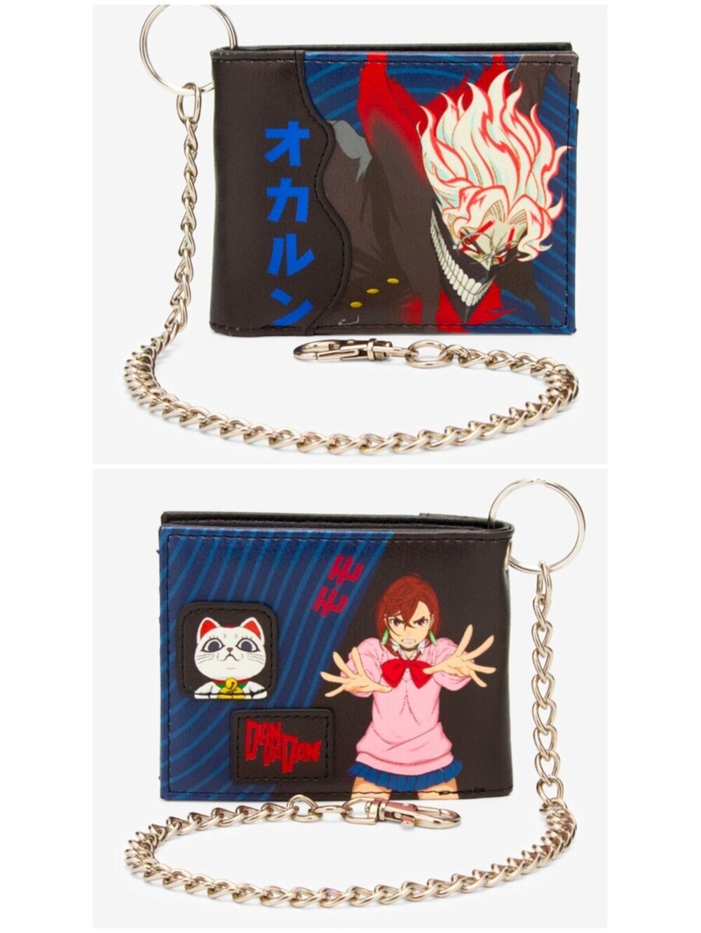 Dandadan Okarun Momo Ayase Turbo Granny Bifold Chain Wallet Anime Bioworld New